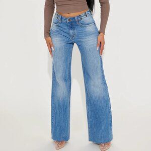 Daven Baggy Jeans - Medium Wash